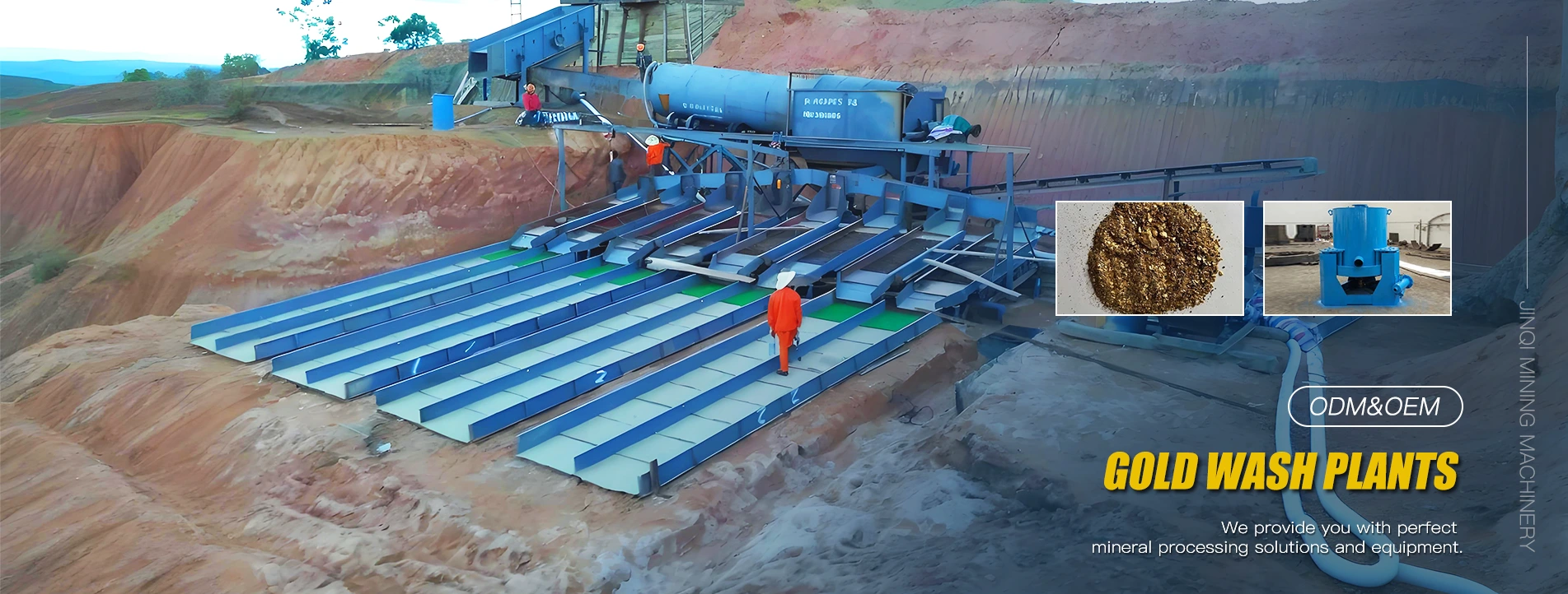 Gold Wash Plants-verskaffer in China