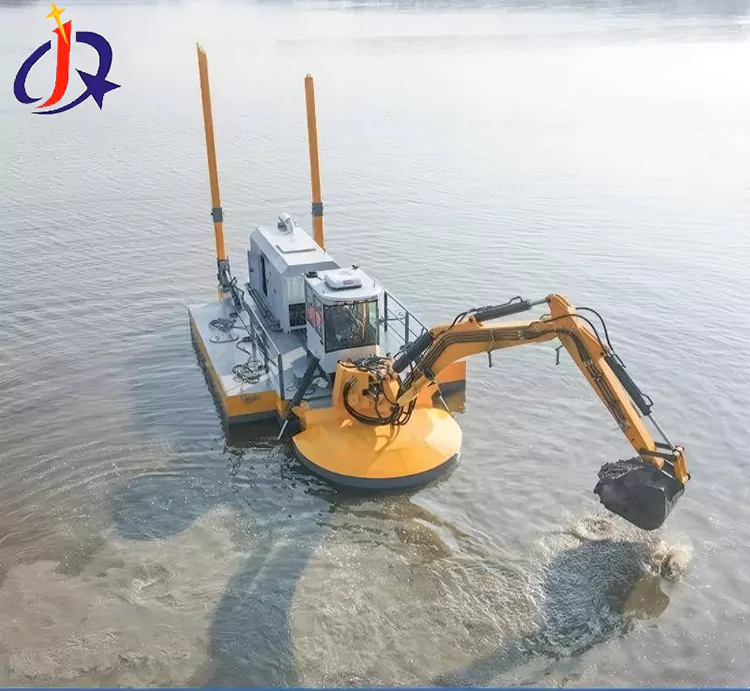 Amphibious Shallow Water Dredger